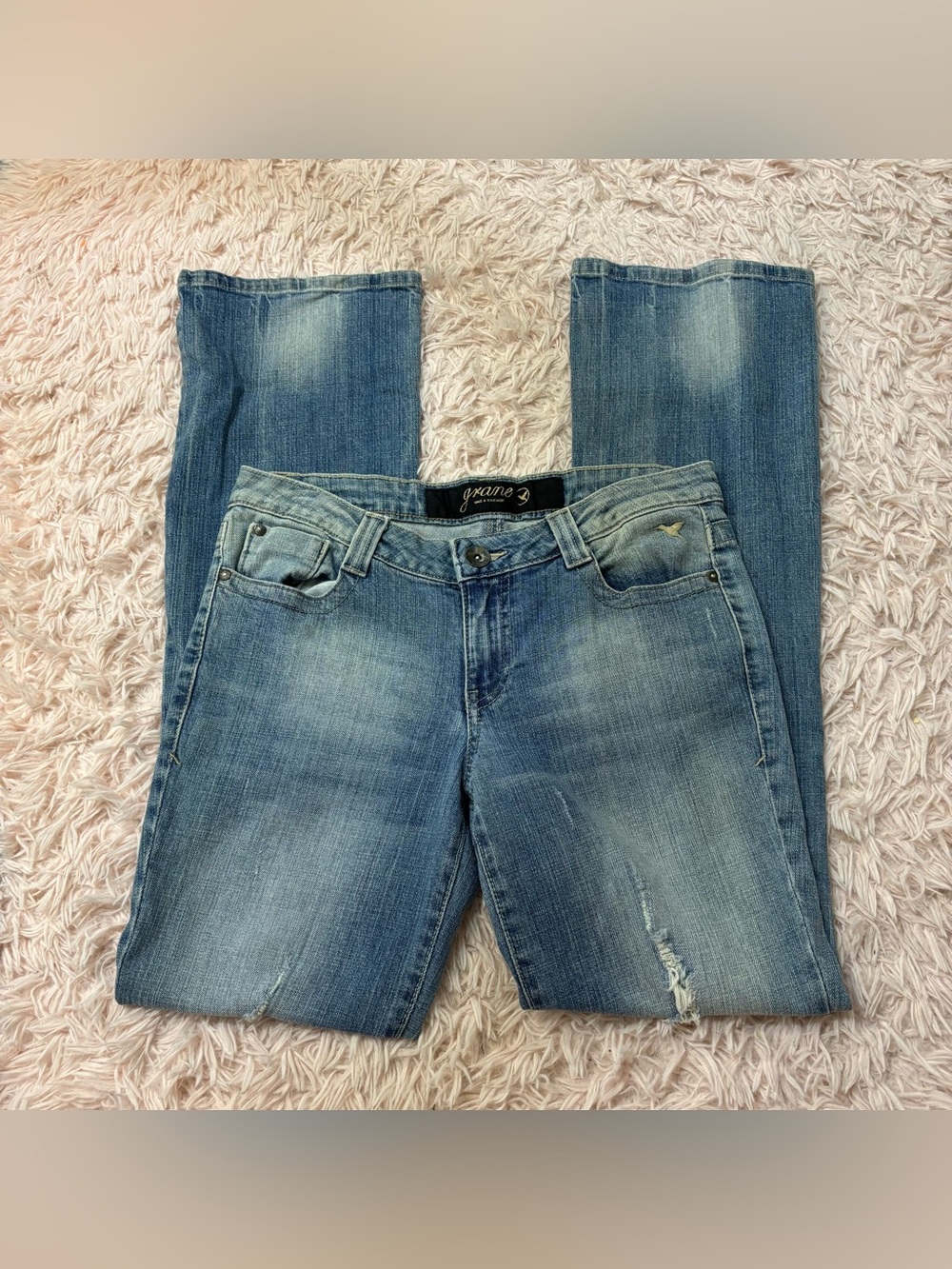 Grane Lowrise Y2K denim bootcut pants size 7